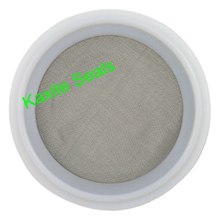 PTFE Tri Clamp Screen Healthier Gasket gyda SS 316 rhwyll